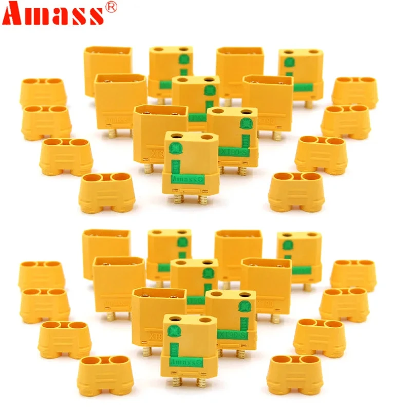 50 пар Amass XT90S XT90-S Мужской Женский Разъем Bullet Anti Spark для RC lipo батарея DIY FPV Квадрокоптер бесщеточный мотор Дрон
50 пар Amass XT90S XT90-S Мужской Женский Разъем Bullet Anti Spark для RC lipo батарея DIY FPV Квадрокоптер бесщеточный мотор Дрон