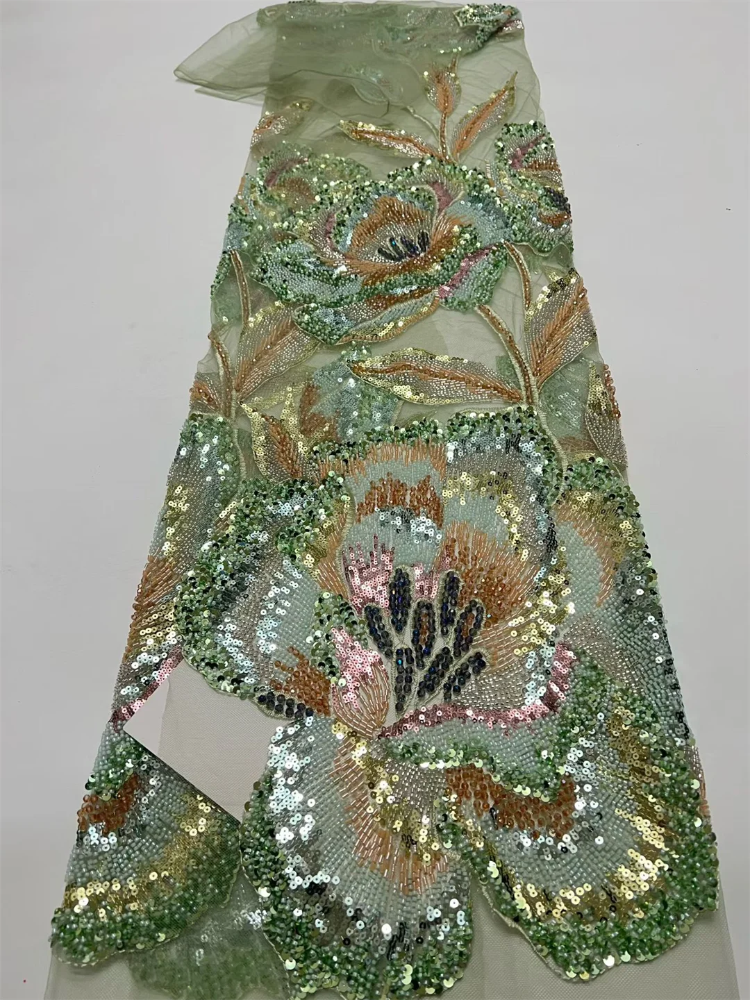 Африканское кружево с бисером 2026: Высококачественная нигерийская французская сетчатая ткань с пайетками для свадебных и праздничных платьев
Африканское кружево с бисером 2026: Высококачественная нигерийская французская сетчатая ткань с пайетками для свадебных и праздничных платьев