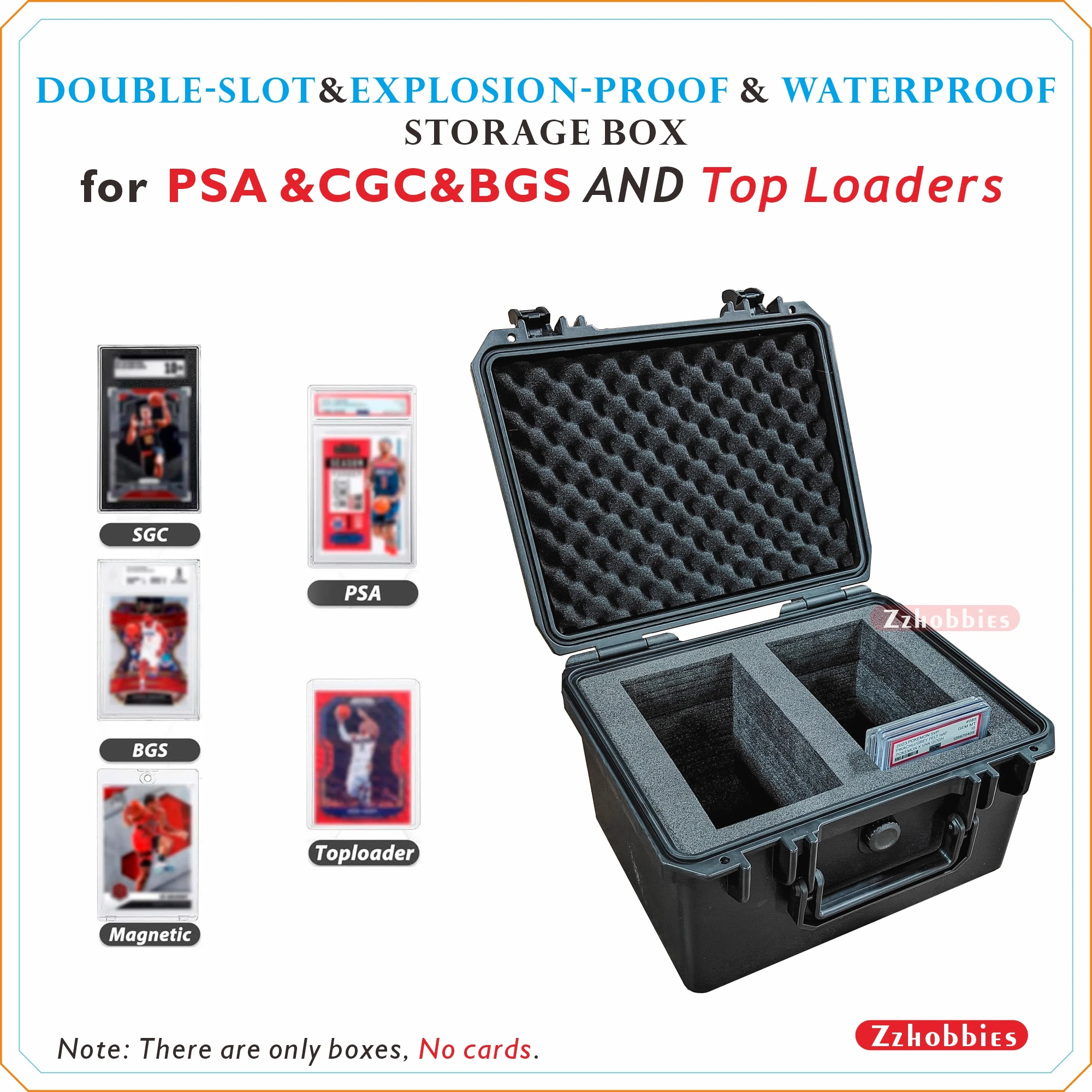 NEW PSA SLAB SAFETY PROTECTION CASE【2-Slot】IP67 Waterproof, Shockproof & Drop-proof
NEW PSA SLAB SAFETY PROTECTION CASE【2-Slot】IP67 Waterproof, Shockproof & Drop-proof