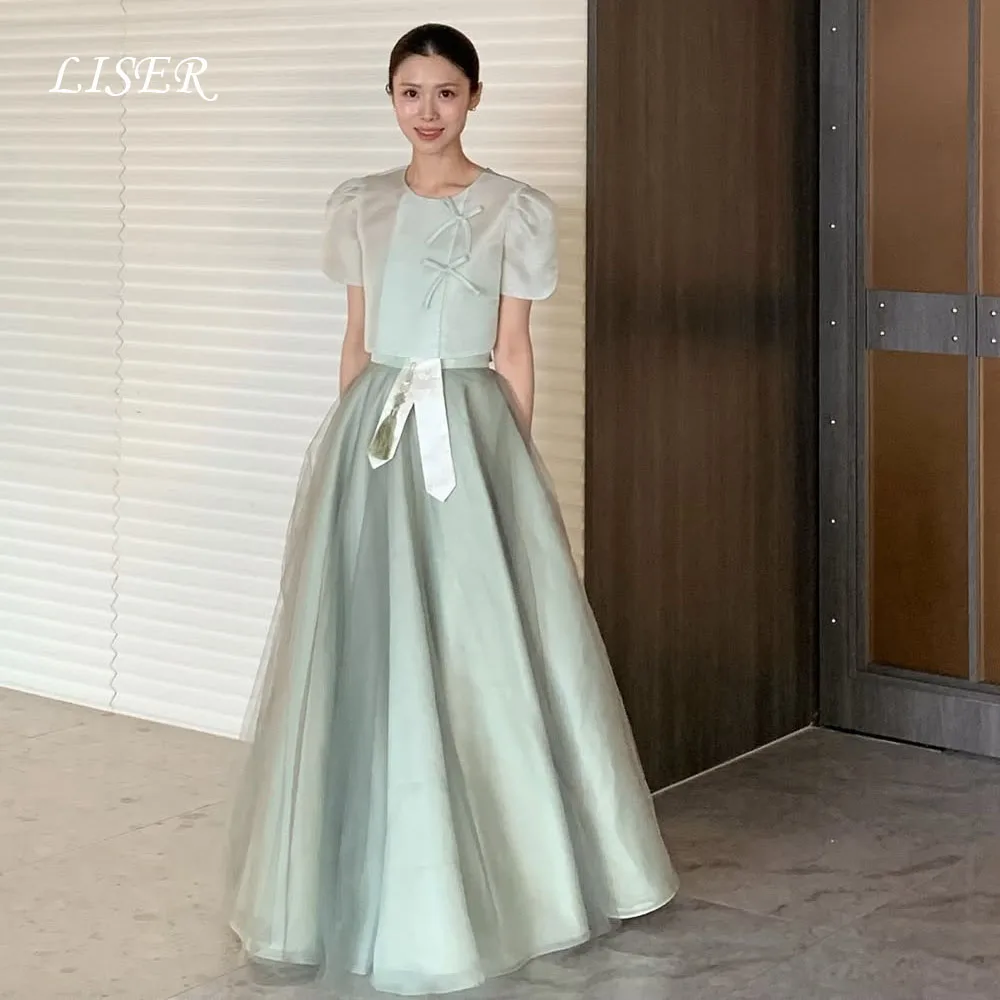 Liser Vintage A-Line Korea Wedding Dresses Simple Silk Organza Elegant Long Bridal Gowns Customized 웨딩드레스 Photo Shoot
Liser Vintage A-Line Korea Wedding Dresses Simple Silk Organza Elegant Long Bridal Gowns Customized 웨딩드레스 Photo Shoot
