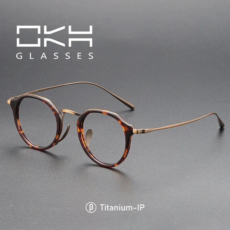 OKH Ultra-light Business Sven Half-frame Glasses Frame Business and Political Elite Gold Silk Glasses Frame Big Face Myopia
OKH Ultra-light Business Sven Half-frame Glasses Frame Business and Political Elite Gold Silk Glasses Frame Big Face Myopia