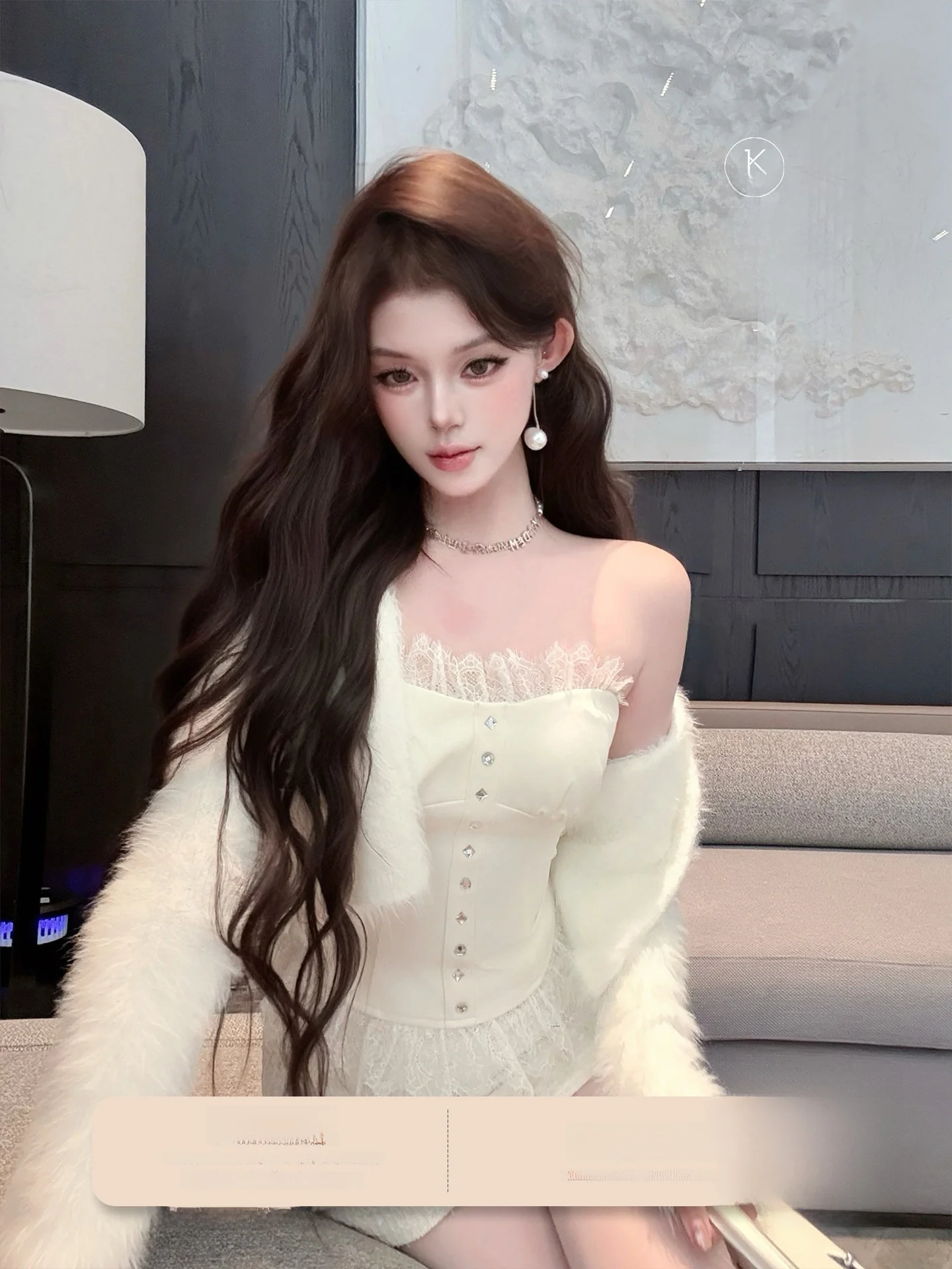 Joy Kiki Cr Lace Slimming Crop Top And High Waist Bot Set Sweet Sle ort Length No Sve Adult Women's Faion
Joy Kiki Cr Lace Slimming Crop Top And High Waist Bot Set Sweet Sle ort Length No Sve Adult Women's Faion