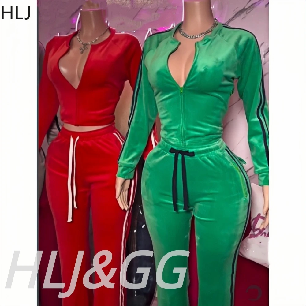 HLJ Повседневные спортивные однотонные брюки на шнурке, комплекты из двух предметов, женский укороченный топ с длинными рукавами на молнии и брюки, модная уличная одежда из 2 предметов
HLJ Повседневные спортивные однотонные брюки на шнурке, комплекты из двух предметов, женский укороченный топ с длинными рукавами на молнии и брюки, модная уличная одежда из 2 предметов