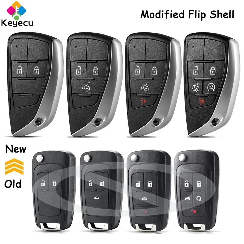 KEYECU Modified Flip Remote Control Key Shell Cover With Uncut Blade & 2 3 4 5 Buttons for Chevrolet Lova Sail Aveo Cruze Malibu
KEYECU Modified Flip Remote Control Key Shell Cover With Uncut Blade & 2 3 4 5 Buttons for Chevrolet Lova Sail Aveo Cruze Malibu
