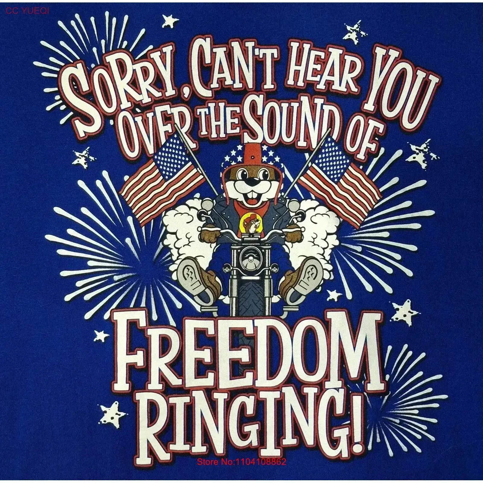 Bucees T Shirt 2XL 4th Fourth Of July Independence Day Freedom Ringing Blue Top vintage Washed fashion Top For Everyday Wear
Bucees T Shirt 2XL 4th Fourth Of July Independence Day Freedom Ringing Blue Top vintage Washed fashion Top For Everyday Wear