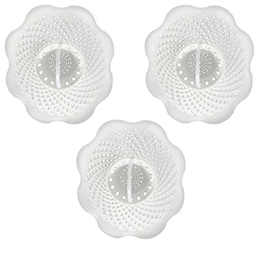 Bathtub Drain Hair Catcher with In-Drain Basket and Strainer Pegs, fits 1.25″ Tub Drains, White, 3-Pack, 10876
Bathtub Drain Hair Catcher with In-Drain Basket and Strainer Pegs, fits 1.25″ Tub Drains, White, 3-Pack, 10876