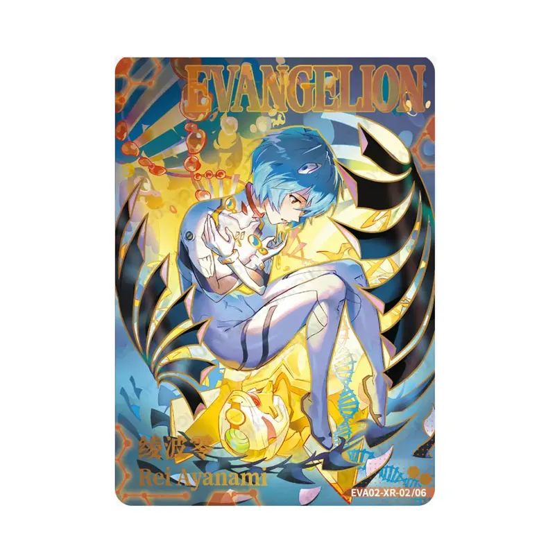 KAYOU Neon Genesis Evangelion Series 2 XR/CR/ZR/FR/UR/AR/ST/SSR/SR/HR/R/N Classic Freshman Breakthrough Genuine Collection Card
KAYOU Neon Genesis Evangelion Series 2 XR/CR/ZR/FR/UR/AR/ST/SSR/SR/HR/R/N Classic Freshman Breakthrough Genuine Collection Card