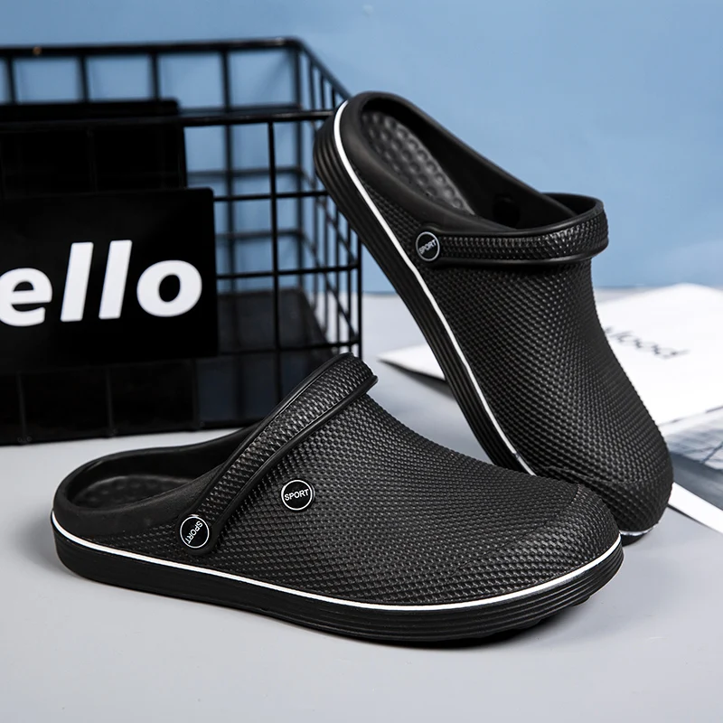 Летние мужские сандалии из ЭВА, легкие, плоские, водонепроницаемые, маслостойкие, для поваров, уличные, нескользящие, пляжные.
Летние мужские сандалии из ЭВА, легкие, плоские, водонепроницаемые, маслостойкие, для поваров, уличные, нескользящие, пляжные.