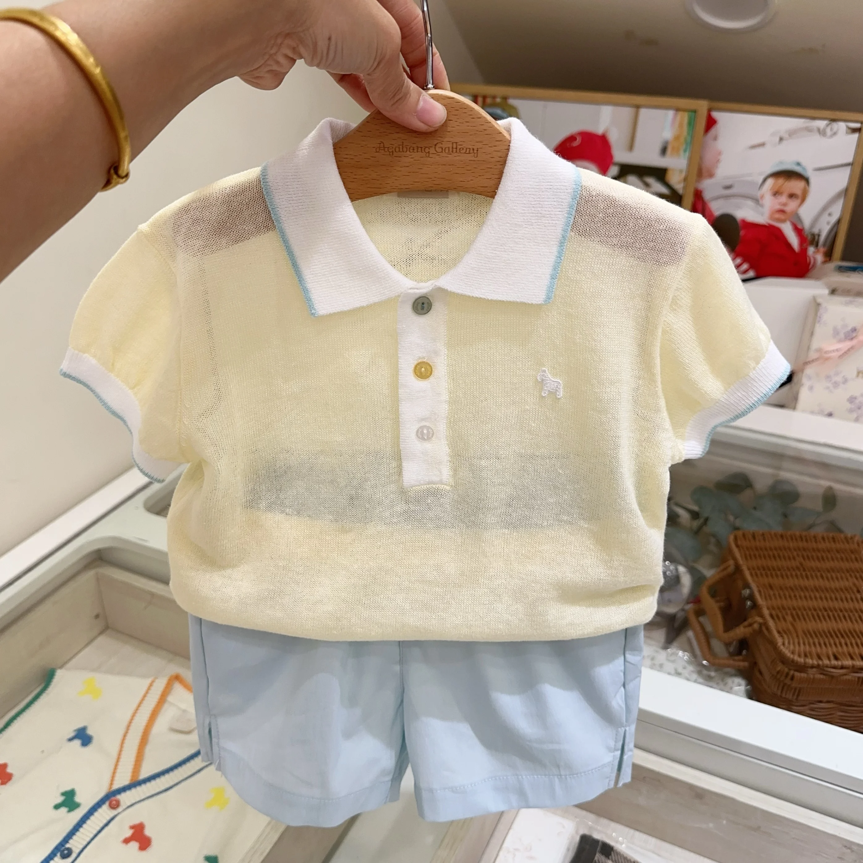 Summer New Cotton Shirt Short Sleeve T-Shirt And Shorts Casual Versatile Set for Boys And Girls Baby Comfortable Breatha...
Summer New Cotton Shirt Short Sleeve T-Shirt And Shorts Casual Versatile Set for Boys And Girls Baby Comfortable Breatha...