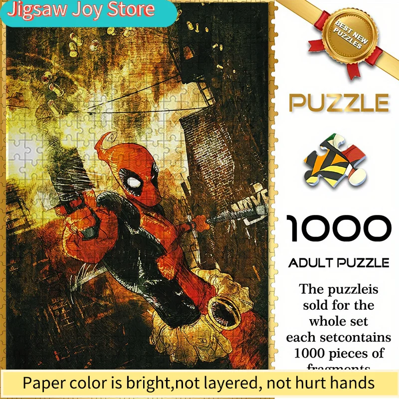 of Marvel-Themed Seamless Puzzles Z11.3-103, Featuring Retro Graffiti Battle Art of Deadpool - Durable Thick Puzzle, a Perfect
of Marvel-Themed Seamless Puzzles Z11.3-103, Featuring Retro Graffiti Battle Art of Deadpool - Durable Thick Puzzle, a Perfect