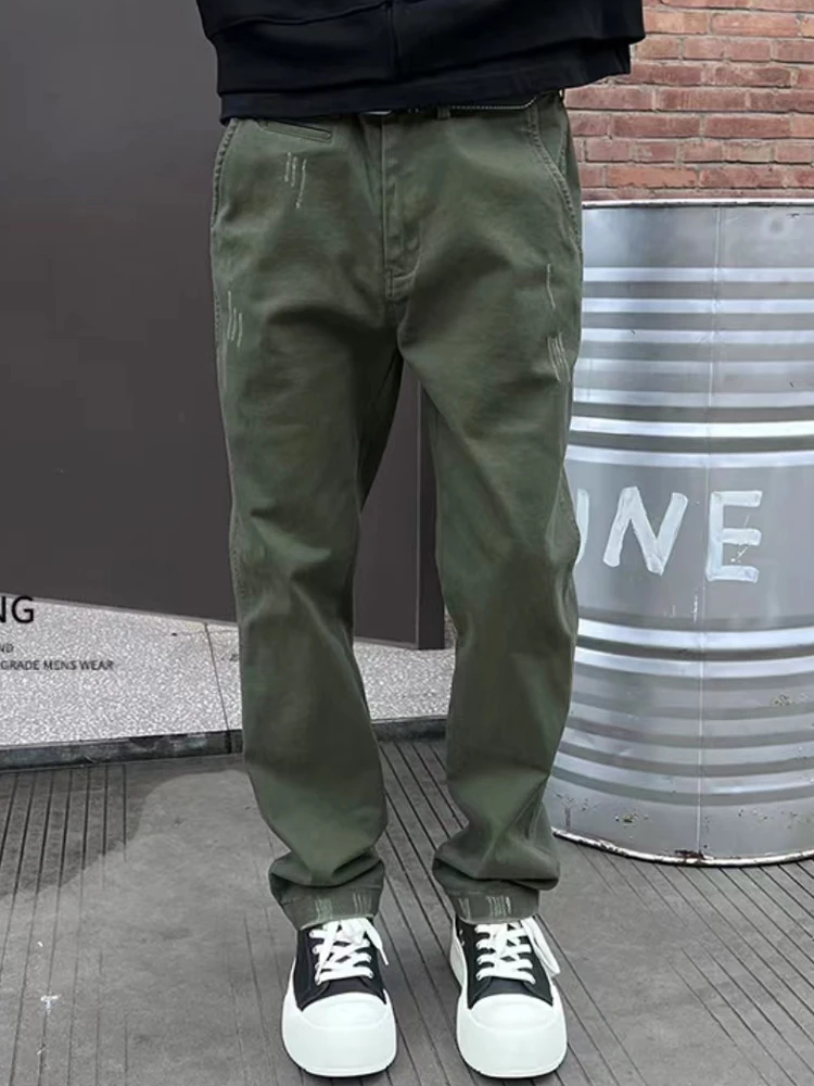 New Pure Cotton American Sle Military een Brued Design Work Pants Men's Versatile Elastic Casual Straight Leg Pants
New Pure Cotton American Sle Military een Brued Design Work Pants Men's Versatile Elastic Casual Straight Leg Pants