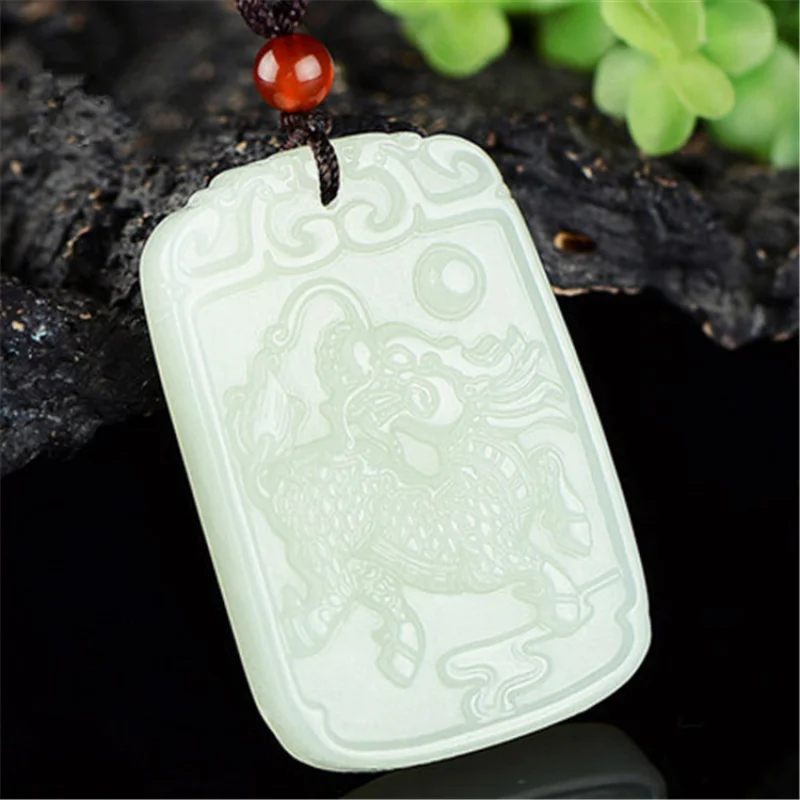 Hetian white , Kirin amulet, men's auspicious , jade pendant
Hetian white , Kirin amulet, men's auspicious , jade pendant