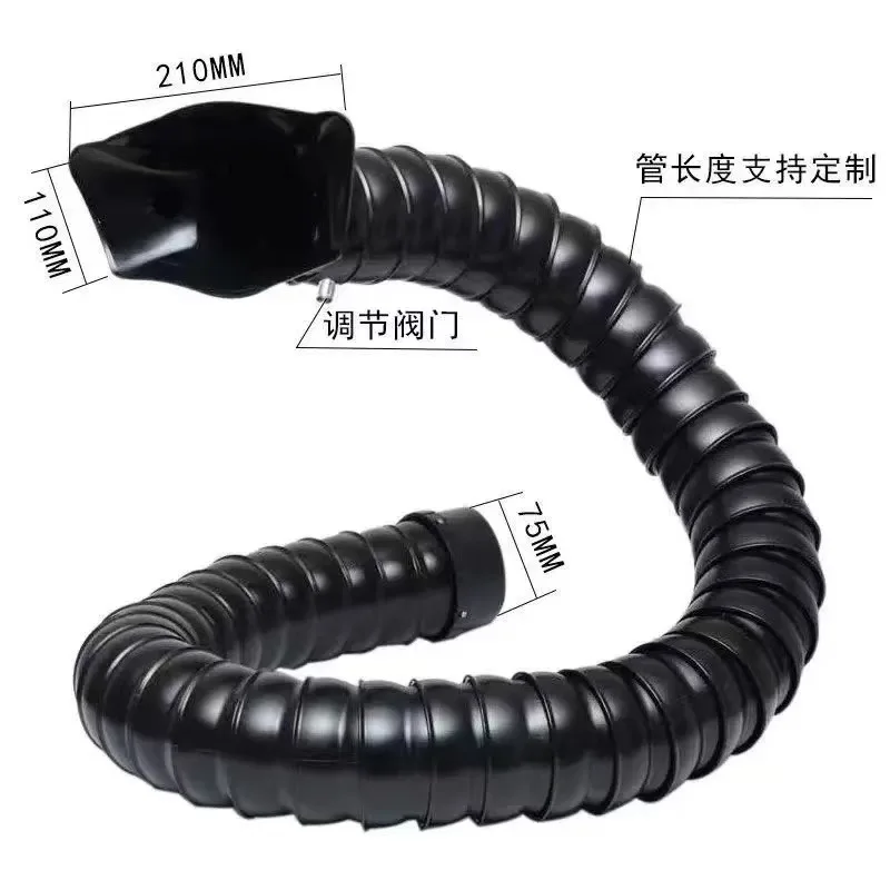 Industrial Universal Bamboo Joint Pipe High Temperature Resistant Soldering Smoke Exhaust Suction Dust Hood Support Duct
Industrial Universal Bamboo Joint Pipe High Temperature Resistant Soldering Smoke Exhaust Suction Dust Hood Support Duct