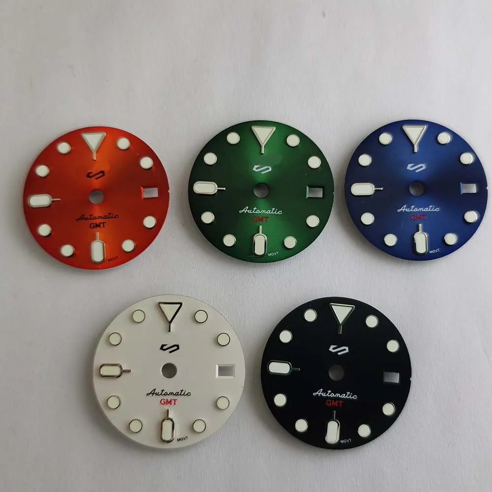 New NH34 dial mechanical watch modified accessories GMT watch green luminous surface watch accessories
New NH34 dial mechanical watch modified accessories GMT watch green luminous surface watch accessories