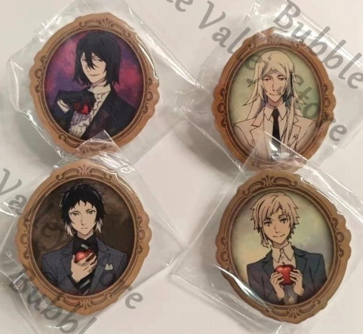 Genuine Bungo Stray Dogs Anime Fyodor D Dazai Osamu Nakahara Chuya Cosplay Metal Breastpin Brooch Cartoon Badge Pendant Xmas
Genuine Bungo Stray Dogs Anime Fyodor D Dazai Osamu Nakahara Chuya Cosplay Metal Breastpin Brooch Cartoon Badge Pendant Xmas