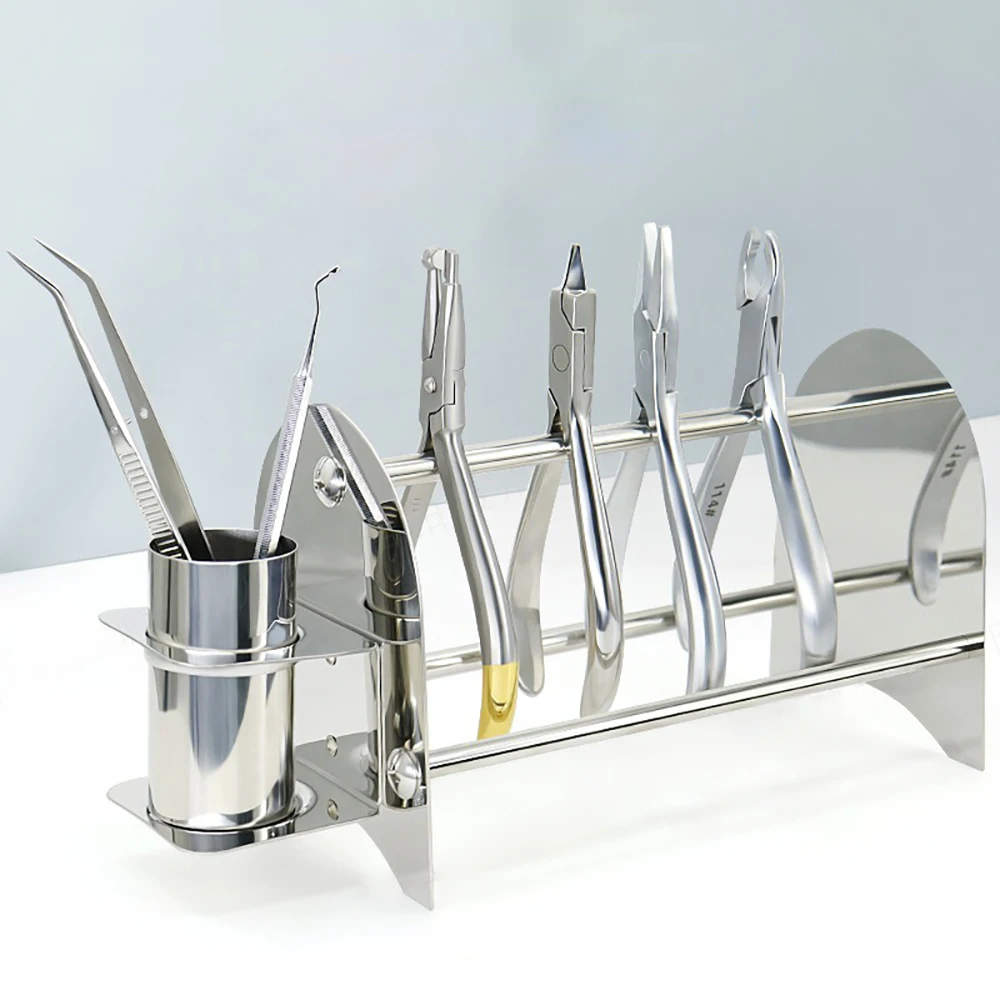 Dental Forceps Placing Rack Professional Dental Technician Forceps Holder Detachable Stainless Steel Material Dentist Tools
Dental Forceps Placing Rack Professional Dental Technician Forceps Holder Detachable Stainless Steel Material Dentist Tools