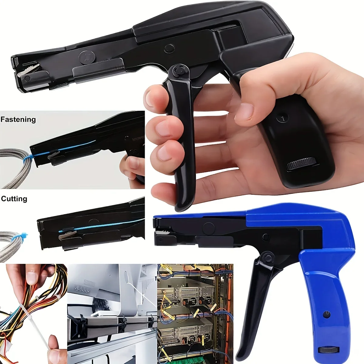 Cable Tie Tool,Fastening Cable Tie Gun and Flush Cut Zip Tie Gun with Steel Handle for Nylon Cable Tie Yarn Spiral cable wrap
Cable Tie Tool,Fastening Cable Tie Gun and Flush Cut Zip Tie Gun with Steel Handle for Nylon Cable Tie Yarn Spiral cable wrap