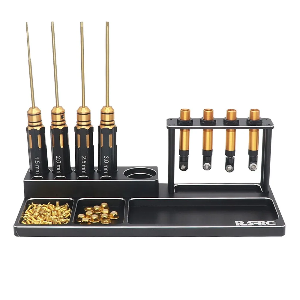 for RC Cars Drones Helicopters Airplanes Boats Models Screwdriver Organizer Tool Holder RC Tools Shock Absorber/Screw Stand
for RC Cars Drones Helicopters Airplanes Boats Models Screwdriver Organizer Tool Holder RC Tools Shock Absorber/Screw Stand