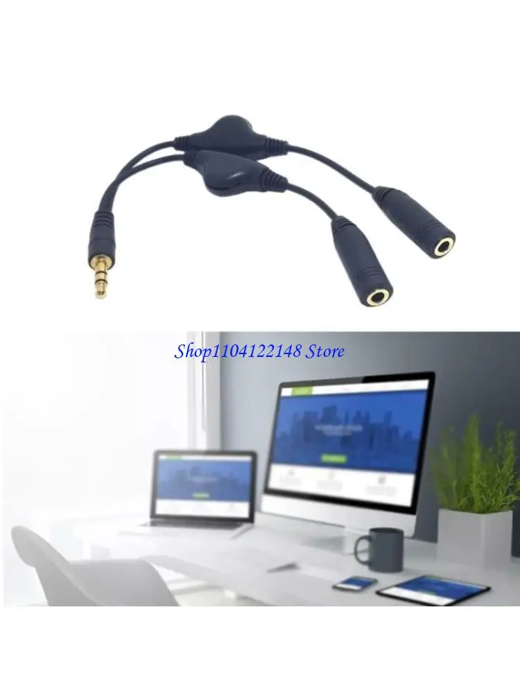P9FA Headset Y Adapters 2 Female to 1 Male 3.5mm Cable Headphone Connectors for Phone
P9FA Headset Y Adapters 2 Female to 1 Male 3.5mm Cable Headphone Connectors for Phone