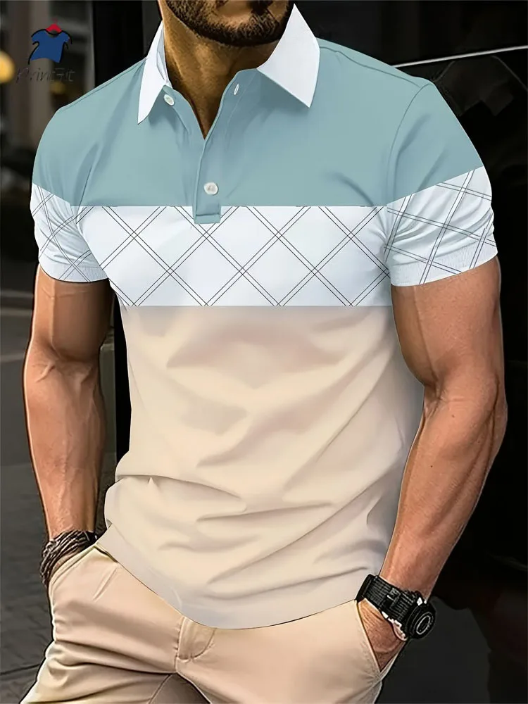 New Summer Youth Casual Short-sleeved 3D Polo Shirt Fashion Trend Lapel Men's Clothing Daily Loose Top Golf Men's Clothing
New Summer Youth Casual Short-sleeved 3D Polo Shirt Fashion Trend Lapel Men's Clothing Daily Loose Top Golf Men's Clothing