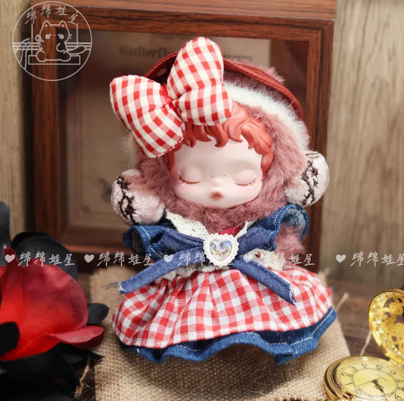 Платье для куклы 10 см, легкий тканый садовый плюшевый комплект кукольного ожерелья, аксессуары для кукол, сменное платье без кукол
Платье для куклы 10 см, легкий тканый садовый плюшевый комплект кукольного ожерелья, аксессуары для кукол, сменное платье без кукол