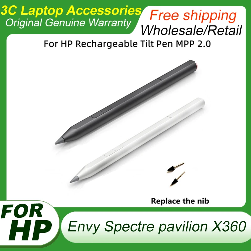 4096 Authentic Stylus Pen Rechargeable Tilt Pen For HP ENVY Spectre Pavilion x360 Convertible 2-in-1 Laptops Pens MPP 2.0 USB-C
4096 Authentic Stylus Pen Rechargeable Tilt Pen For HP ENVY Spectre Pavilion x360 Convertible 2-in-1 Laptops Pens MPP 2.0 USB-C