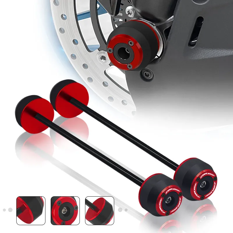 New Front Rear Axle Fork Crash Slider For CBR650F CBR 650F 2014-2025 2024 Motorcycle Wheel Protector Falling Protection cbr650f
New Front Rear Axle Fork Crash Slider For CBR650F CBR 650F 2014-2025 2024 Motorcycle Wheel Protector Falling Protection cbr650f