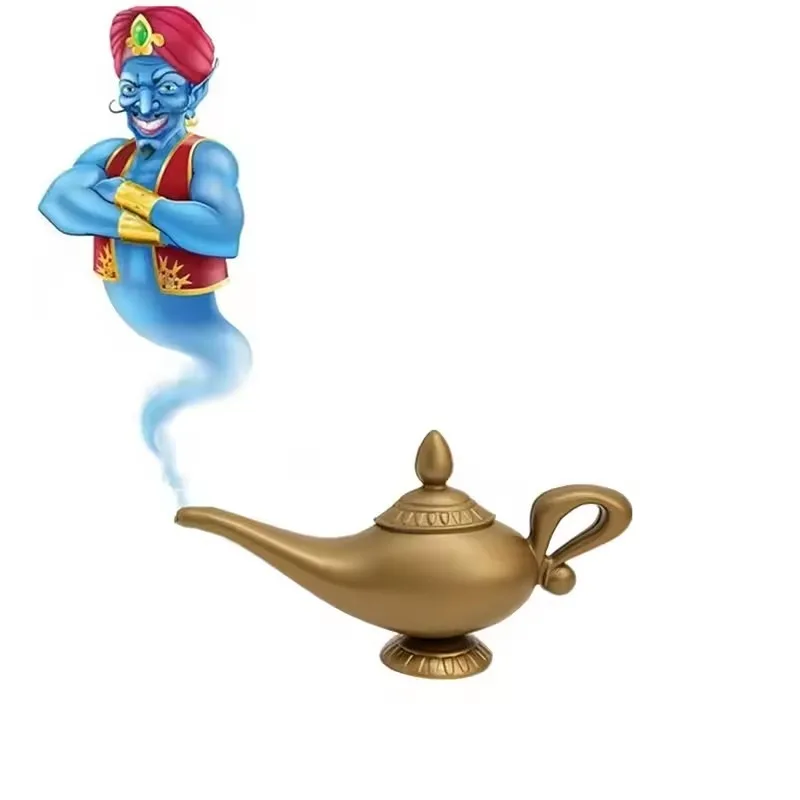 Single Piece Vintage Arabian Style Aladdin Genie Lamp Exquisite Carved Craft Home Party Stage Decor Magic Mystical Symbol
Single Piece Vintage Arabian Style Aladdin Genie Lamp Exquisite Carved Craft Home Party Stage Decor Magic Mystical Symbol