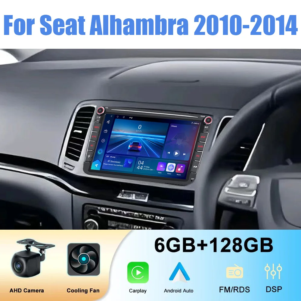 8”4-64GB Car Stereo Radio For Seat Alhambra 2010-2014 Wireless Apple Carplay Android 15 Auto Head Unit Reversing Image
8”4-64GB Car Stereo Radio For Seat Alhambra 2010-2014 Wireless Apple Carplay Android 15 Auto Head Unit Reversing Image