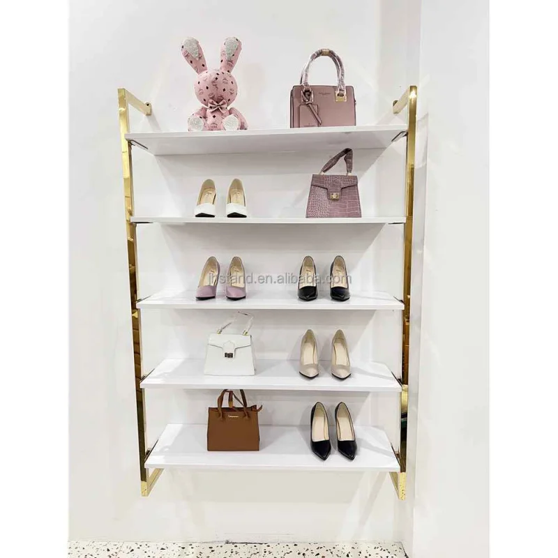 customized.Factory Supplies Stainless Steel Metal Wall Mounted Bag And Handbag Display Rack Stand Shoe Racks Store
customized.Factory Supplies Stainless Steel Metal Wall Mounted Bag And Handbag Display Rack Stand Shoe Racks Store