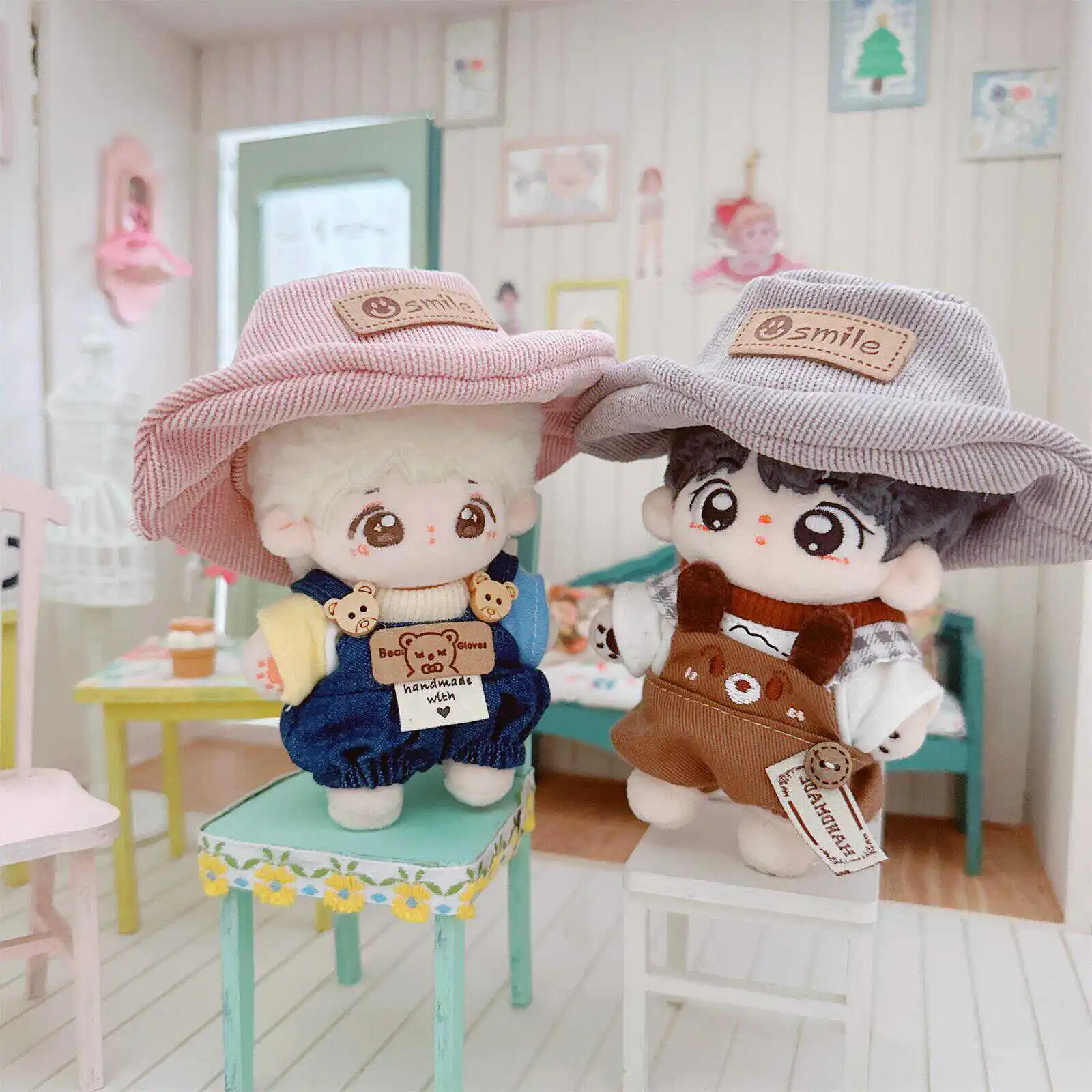 Cute Idol Doll Clothes,Soft and Fluffy, Open Hat, Bunny Puppy T-Shirt Suit, DIY Dress Up Doll, Changing Clothes, Game Gift, 10cm
Cute Idol Doll Clothes,Soft and Fluffy, Open Hat, Bunny Puppy T-Shirt Suit, DIY Dress Up Doll, Changing Clothes, Game Gift, 10cm