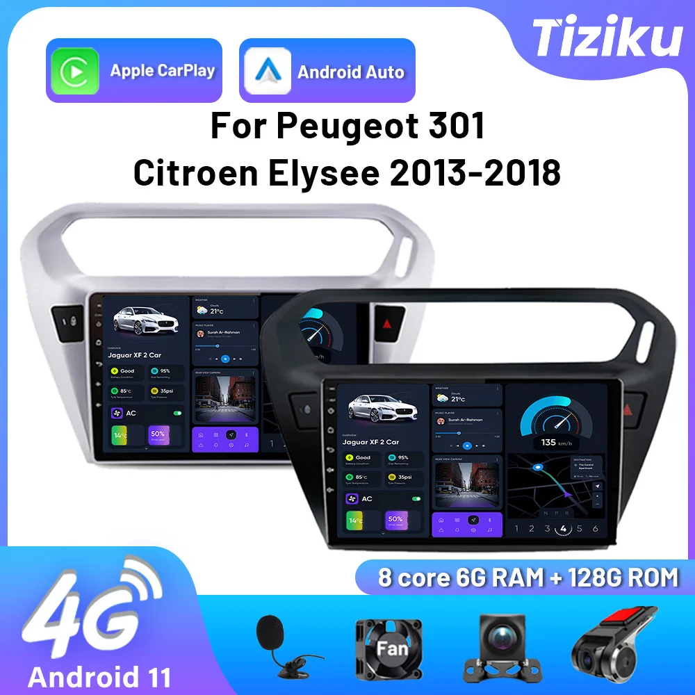 Multimedia Autoradio 2Din Android For Peugeot 301 Citroen Elysee 2013 2014 2015 2016-2018 Car Audio Carplay Android Auto AM FM
Multimedia Autoradio 2Din Android For Peugeot 301 Citroen Elysee 2013 2014 2015 2016-2018 Car Audio Carplay Android Auto AM FM