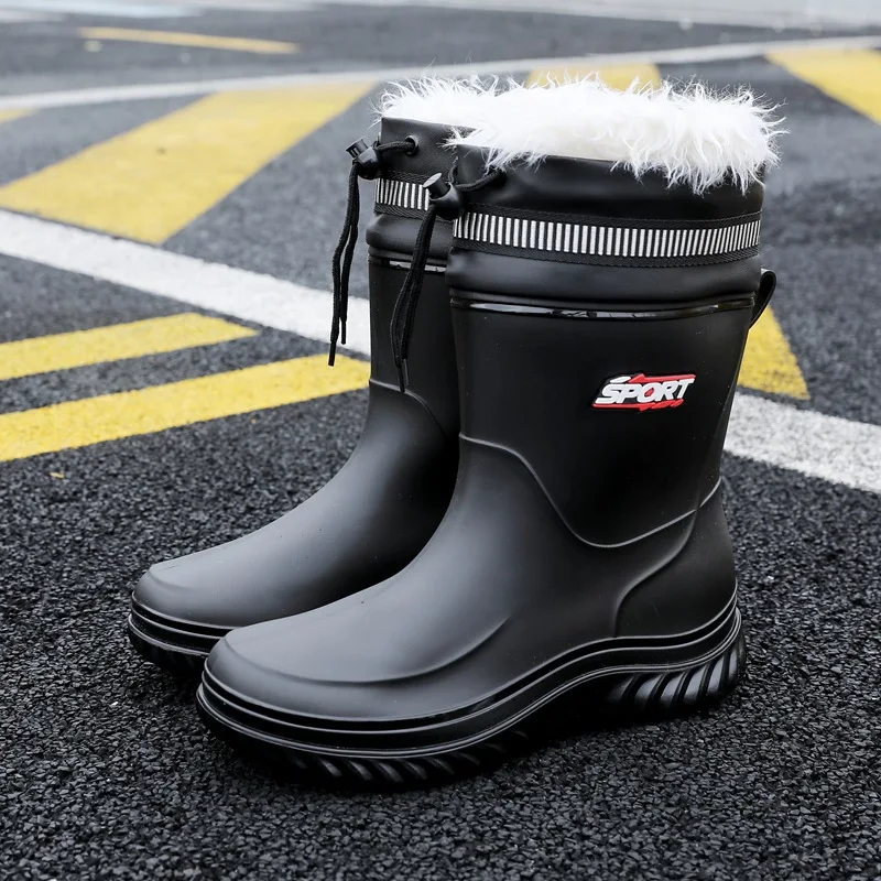 Men's Shoes Warm Comfortable Fashionable Rain Shoes Kitchen Outdoor Work Wear-resistant Hiking Boots Fishing Waterproof Shoes
Men's Shoes Warm Comfortable Fashionable Rain Shoes Kitchen Outdoor Work Wear-resistant Hiking Boots Fishing Waterproof Shoes