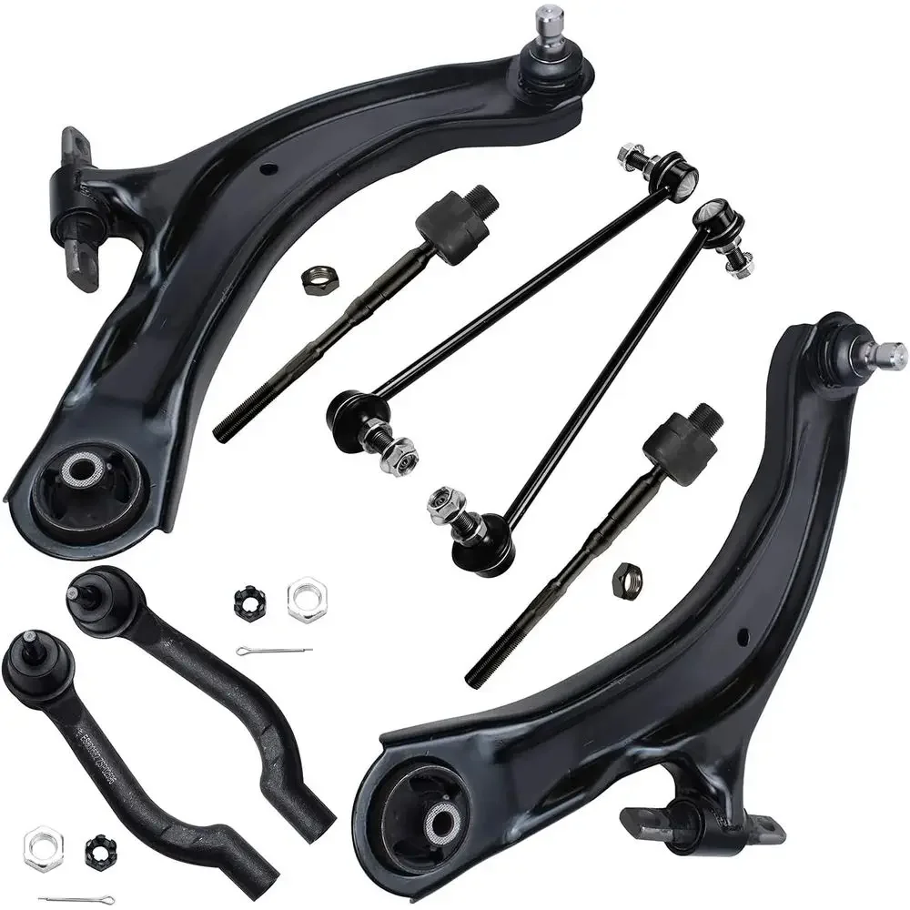 8-Piece Suspension Kit for 2008-2015 Select Models, Includes 2 Lower Control Arms with Ball Joints, 4 Tie Rods, and 2 Sway Bar L
8-Piece Suspension Kit for 2008-2015 Select Models, Includes 2 Lower Control Arms with Ball Joints, 4 Tie Rods, and 2 Sway Bar L
