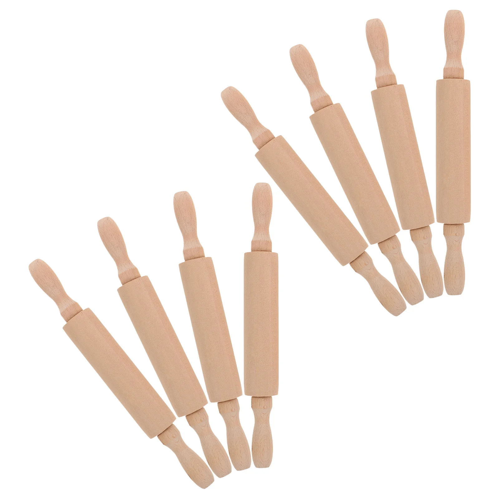 8pcs Mini Wooden Rolling Pin For -Sized Baking Tool Set Natural Solid Wood Dough Roller Non Stick Surface For Cookies
8pcs Mini Wooden Rolling Pin For -Sized Baking Tool Set Natural Solid Wood Dough Roller Non Stick Surface For Cookies