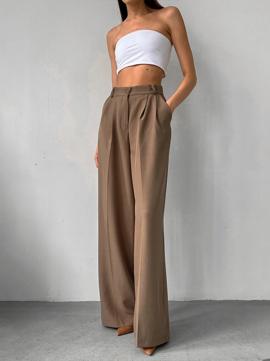 Bronladies Loose High Waisted Pants Spring Women's Summer New Commuting Retro Wide Leg Pants Temperament Slim Fit Suit Pants
Bronladies Loose High Waisted Pants Spring Women's Summer New Commuting Retro Wide Leg Pants Temperament Slim Fit Suit Pants