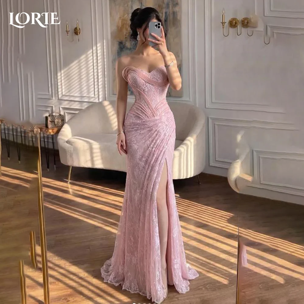 Вечерние платья LORIE из блестящего кружева: элегантные, с открытыми плечами, вырезом «сердечко», плиссировкой, силуэт «русалка», в арабском стиле, для выпускного вечера, с оборками, на заказ
Вечерние платья LORIE из блестящего кружева: элегантные, с открытыми плечами, вырезом «сердечко», плиссировкой, силуэт «русалка», в арабском стиле, для выпускного вечера, с оборками, на заказ