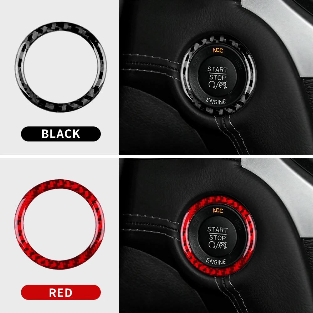 Car Start Stop Engine Button Trim Frame Real Soft Carbon Fiber Sticker For Chrysler 300 300C 2011-2014 LHD RHD Accessories
Car Start Stop Engine Button Trim Frame Real Soft Carbon Fiber Sticker For Chrysler 300 300C 2011-2014 LHD RHD Accessories