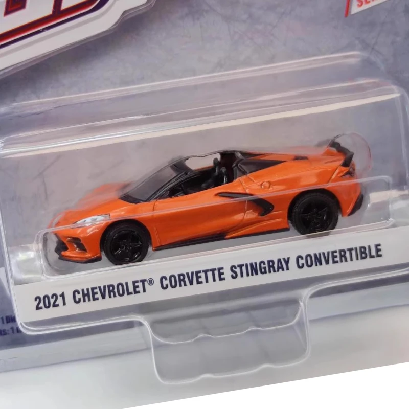 1:64 Green Light Muscle Series 2021 Corvette Convertible Sebring Orange Alloy Model Original Wrap Wall Hanging Gift for Friends
1:64 Green Light Muscle Series 2021 Corvette Convertible Sebring Orange Alloy Model Original Wrap Wall Hanging Gift for Friends
