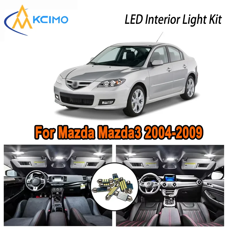 Для Mazda Mazda3 2004-2009 2004 2005 2006 2007 2008 2009 светодиодный комплект внутреннего купольного освещения багажника автомобиля светодиодные лампы Canbus без ошибок
Для Mazda Mazda3 2004-2009 2004 2005 2006 2007 2008 2009 светодиодный комплект внутреннего купольного освещения багажника автомобиля светодиодные лампы Canbus без ошибок