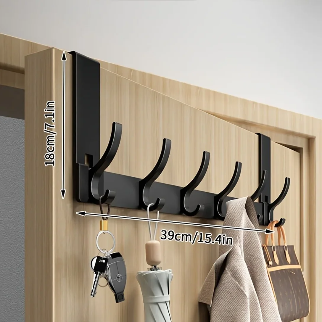 Aluminum Door Hook Wall Mounted Suitable For Storage In Bedrooms And Bathrooms Easy To Install No Need For Drilling Holes
Aluminum Door Hook Wall Mounted Suitable For Storage In Bedrooms And Bathrooms Easy To Install No Need For Drilling Holes