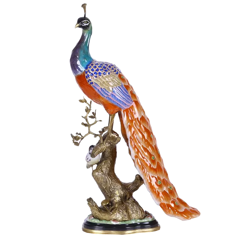 &c European and American Ceramic Animal Ornaments Porch Fireplace Ceramic Peacock Phoenix Statue for Home Decoration
&c European and American Ceramic Animal Ornaments Porch Fireplace Ceramic Peacock Phoenix Statue for Home Decoration