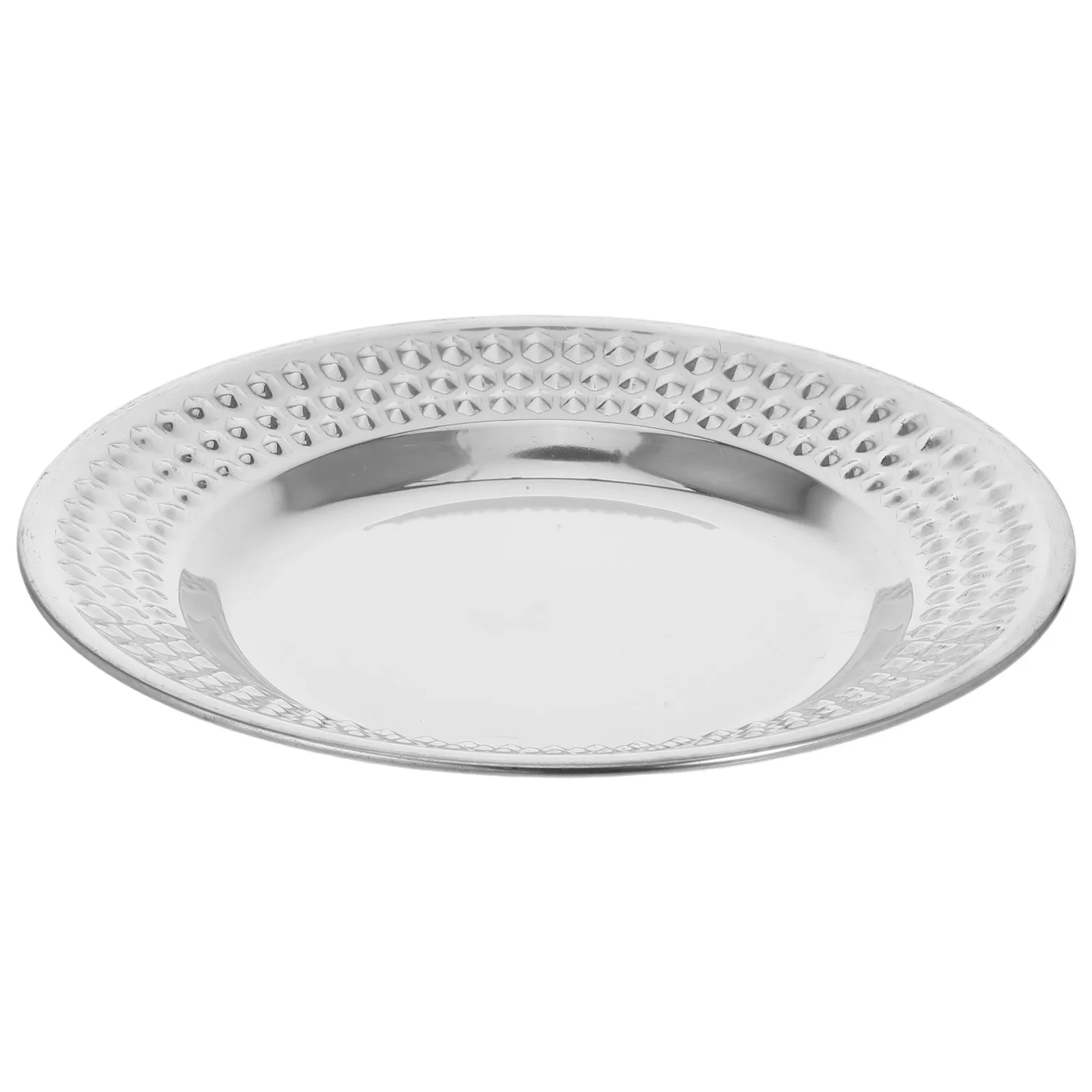 s Stainless Steel Cake Pan Creative Hammered Round Tray Dessert Serving Plates Decorative Bowl Party Reusable
s Stainless Steel Cake Pan Creative Hammered Round Tray Dessert Serving Plates Decorative Bowl Party Reusable
