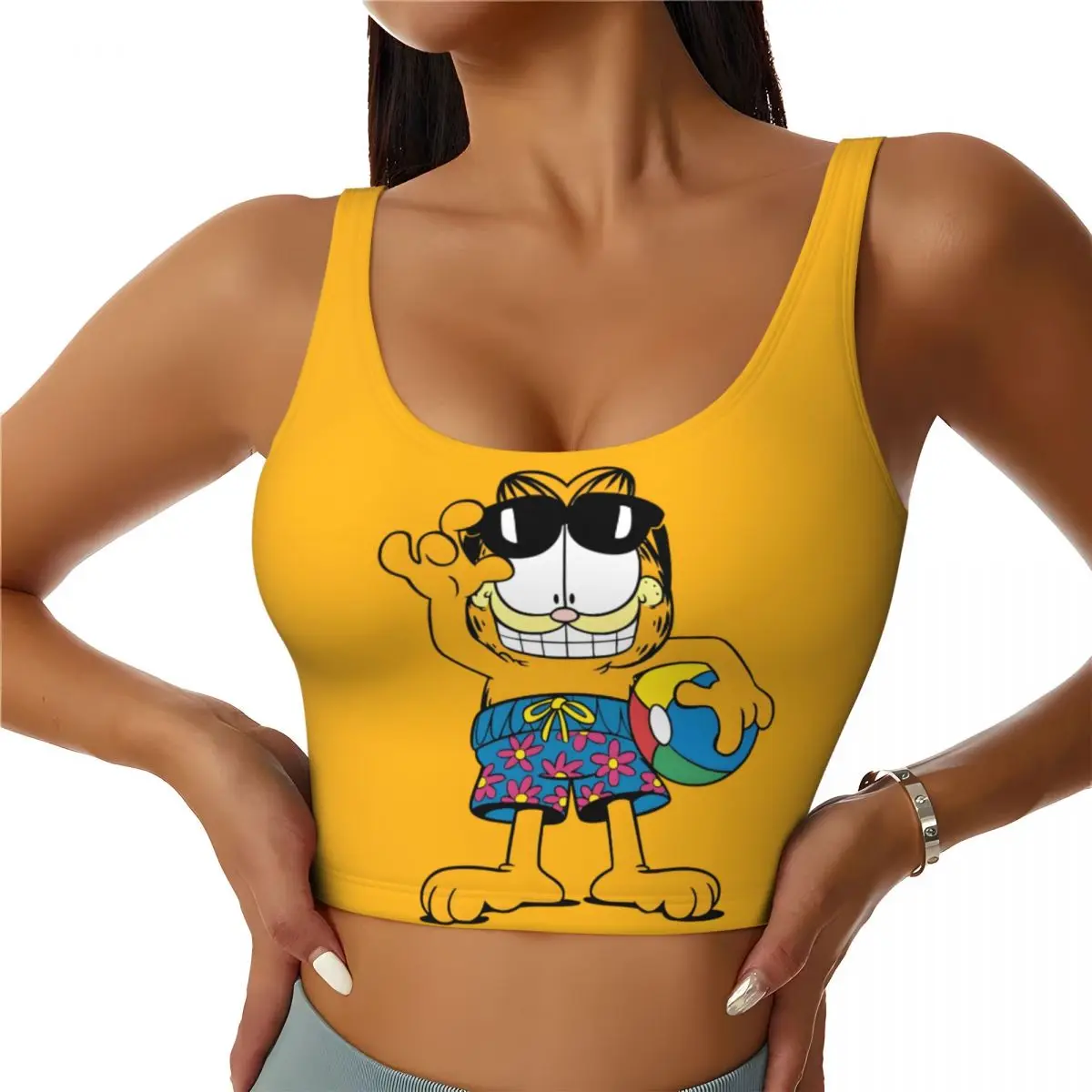 Custom Women's G-Garfields Wallpaper Sports Bras Comic High Impact Gym Workout Yoga Crop Tank Tops
Custom Women's G-Garfields Wallpaper Sports Bras Comic High Impact Gym Workout Yoga Crop Tank Tops