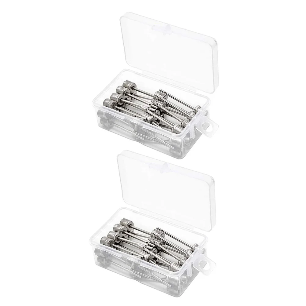 60 Pcs Ball Inflation Needle Air Pump Silver Stainless Steel Durable Leakproof Gyms Stadiums Team Sports Inflating Needles
60 Pcs Ball Inflation Needle Air Pump Silver Stainless Steel Durable Leakproof Gyms Stadiums Team Sports Inflating Needles