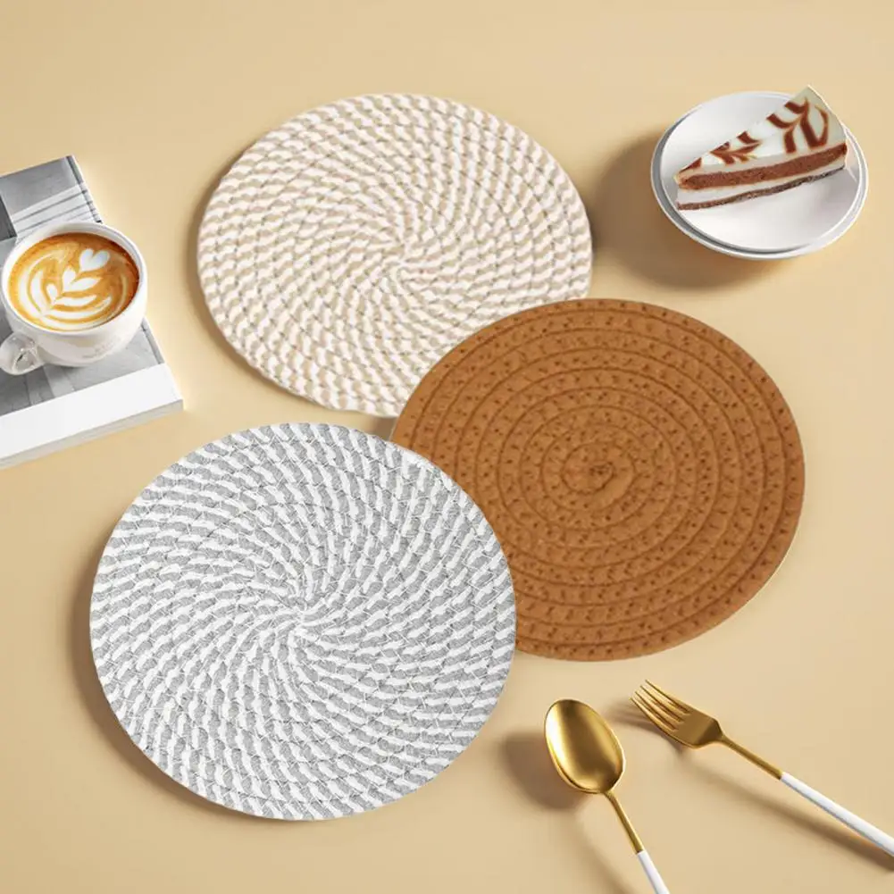 Placemat for Dining Table Non-slip Placemat Heat Resistant Trivets for Hot Dishes Pots Thick Placemats for Kitchen Countertops
Placemat for Dining Table Non-slip Placemat Heat Resistant Trivets for Hot Dishes Pots Thick Placemats for Kitchen Countertops