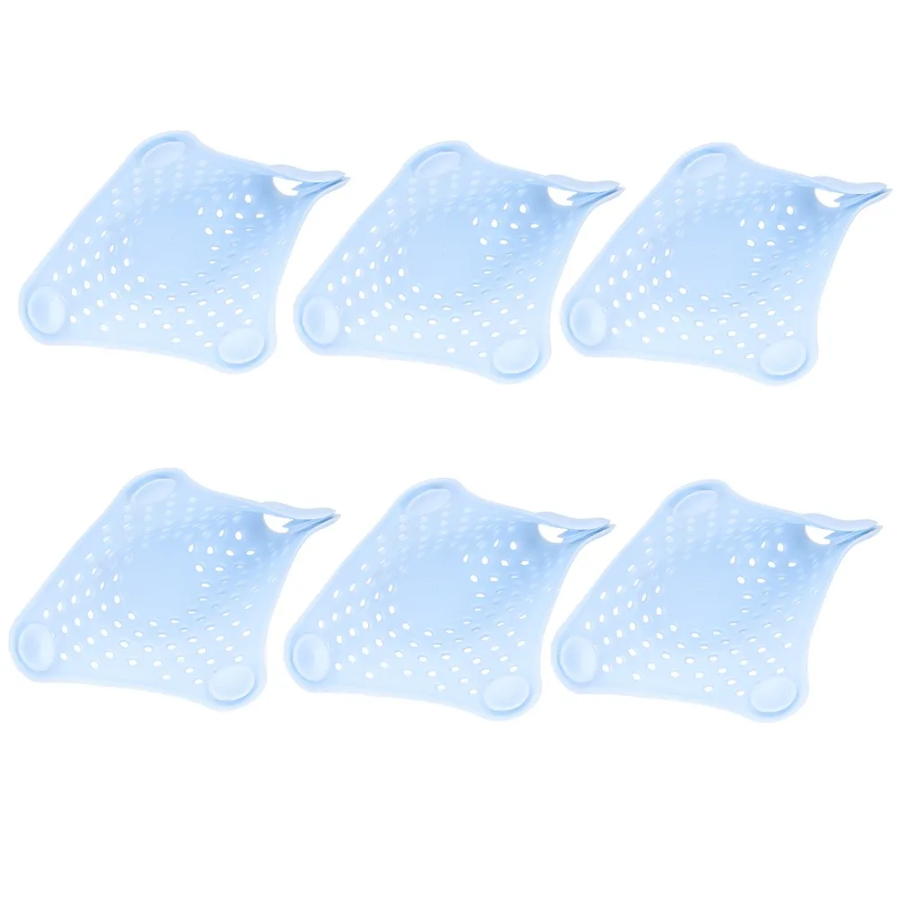 6Pcs Light blue color Drain Strainer Soft silicone material Starfish & star shape Sink Filter Anti-blocking function
6Pcs Light blue color Drain Strainer Soft silicone material Starfish & star shape Sink Filter Anti-blocking function