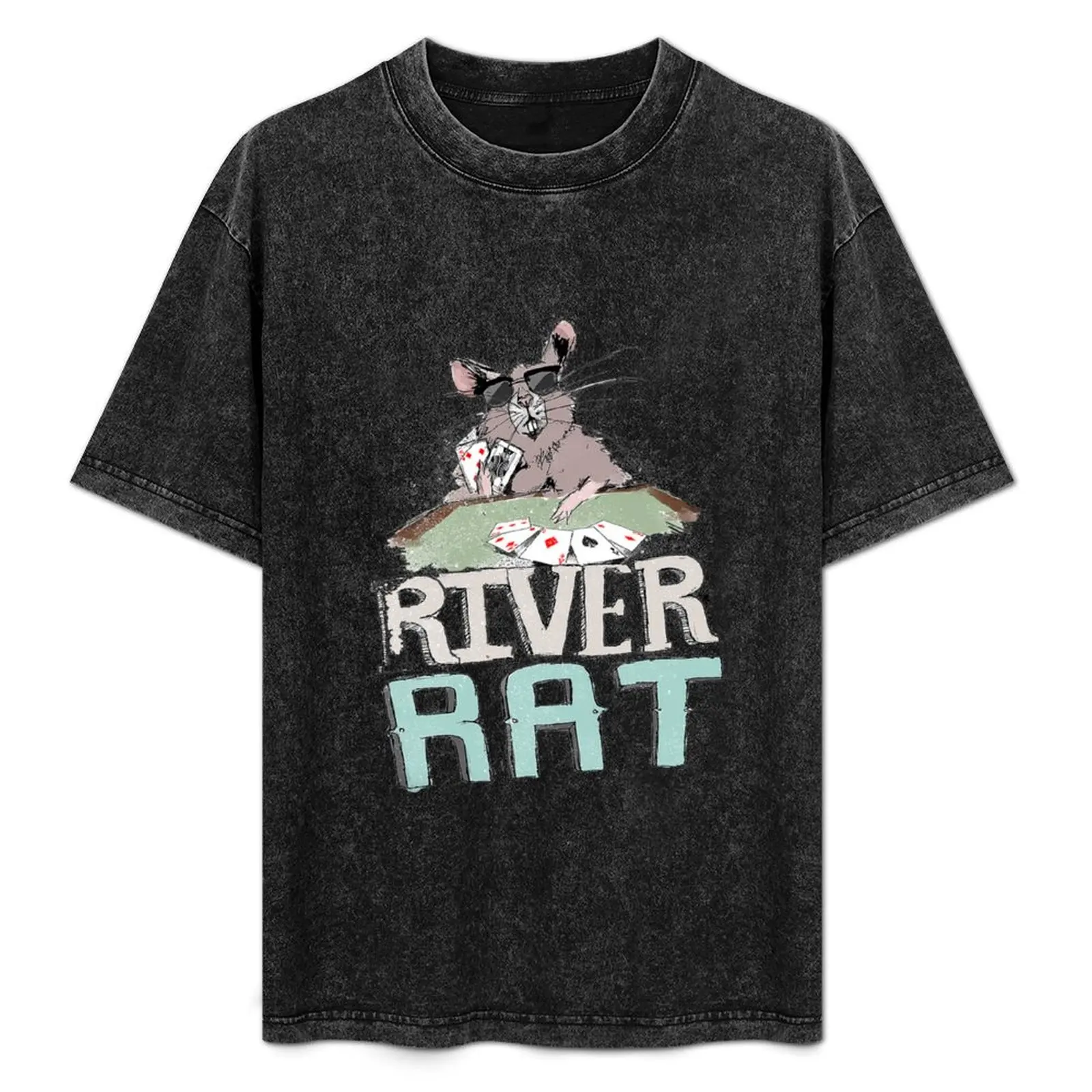 Poker T Shirt River Rat T-Shirt Summer Print Short Sleeve Tee
Poker T Shirt River Rat T-Shirt Summer Print Short Sleeve Tee
