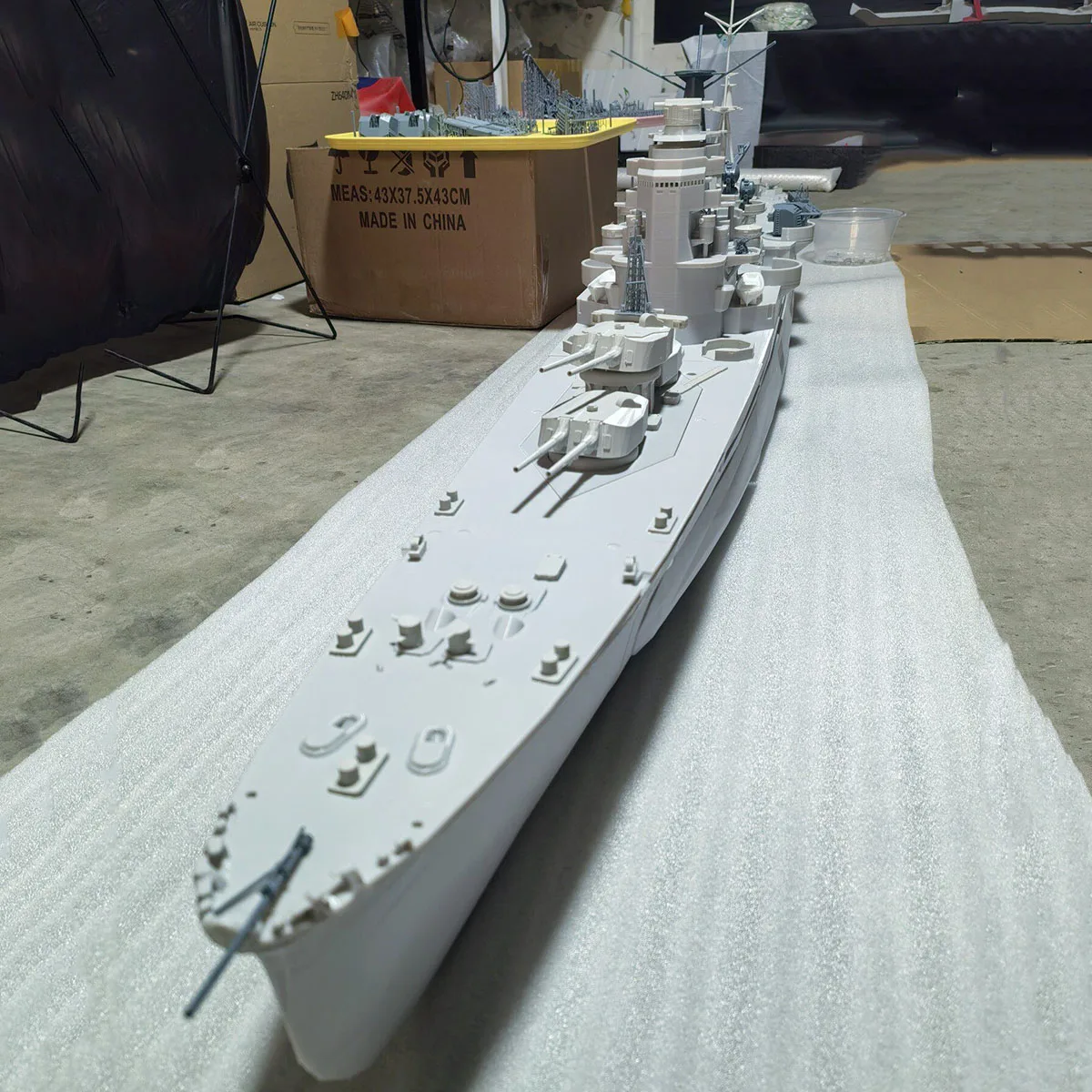1/100 RC Boat 200cm Hagoromo Heavy Cruiser Remote Control Boat 3D Printed Rich Details RC Ships Model Kit Ship Toy Warship Model
1/100 RC Boat 200cm Hagoromo Heavy Cruiser Remote Control Boat 3D Printed Rich Details RC Ships Model Kit Ship Toy Warship Model