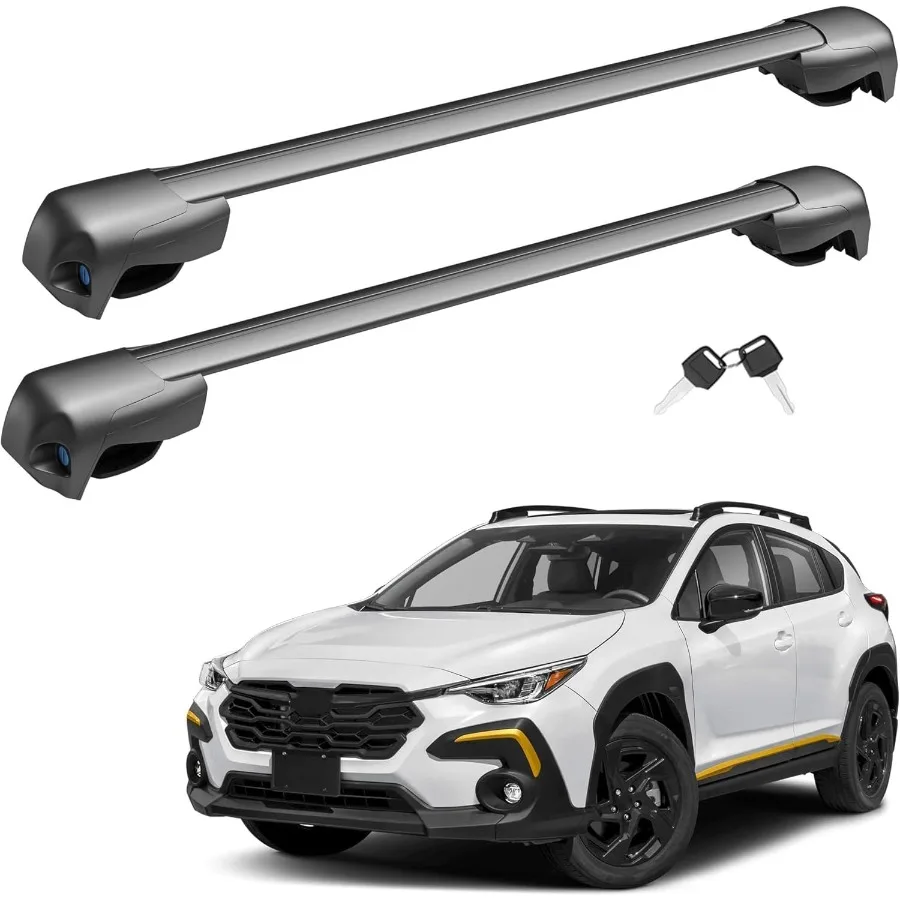 Lockable Roof Rack Cross Bars Compatible with Subaru Crosstrek 20242025 Limited Premium Sport with Raised Side Rails Not Fit Wi
Lockable Roof Rack Cross Bars Compatible with Subaru Crosstrek 20242025 Limited Premium Sport with Raised Side Rails Not Fit Wi